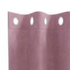 vidaXL Rideaux occultants 2 pcs Rose foncé 140 x 245 cm Velours