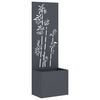 vidaXL &Eacute;cran de confidentialit&eacute; de jardin Anthracite 50 x 150 cm