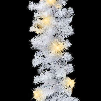 vidaXL Guirlande de Noël avec lumières LED 20 m Blanc