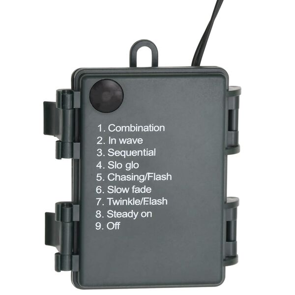 vidaXL Couronne de Noël avec lumières LED Vert 45 cm PVC