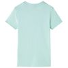 T-shirt pour enfants menthe claire 104