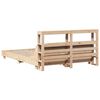 vidaXL Cadre de lit sans matelas 160x200 cm bois massif de pin