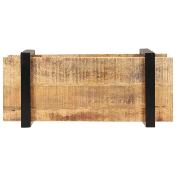 vidaXL Meuble TV 90x40x40 cm Bois de manguier brut