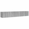 vidaXL Ensemble de meubles TV 2 pcs Sonoma gris Bois d'ing&eacute;nierie