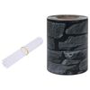 vidaXL Bande de confidentialit&eacute; PVC aspect pierre gris 35 x 0,19 m