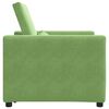 vidaXL Canap&eacute;-lit escamotable simple Vert clair 90 x 165 x 87 cm