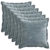 vidaXL Housse de coussin 6 pc HOUTEN Bleu clair 45 x 45 cm