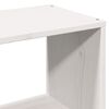 vidaXL Lit biblioth&egrave;que sans matelas blanc 120x190 cm bois pin massif