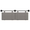 vidaXL T&ecirc;te de lit suspendue Montage mural Taupe 150 x 55 x 5 cm tissu