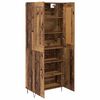 vidaXL Haut Armoire Bois Ancien 69,5 x 34 x 180 cm Bois d'ing&eacute;nierie