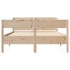 vidaXL Cadre de lit sans matelas 150x200 cm bois de pin massif