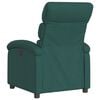vidaXL Fauteuil inclinable &eacute;lectrique Vert fonc&eacute; Tissu