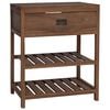 vidaXL Armoire de salle de bain Naturel 60 x 45 x 75 cm