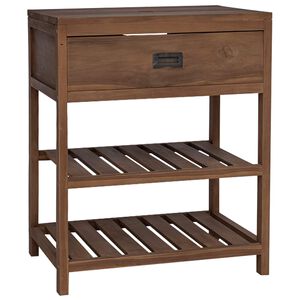 vidaXL Armoire de salle de bain Naturel 60 x 45 x 75 cm