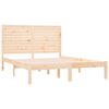 vidaXL Cadre de lit sans matelas 150x200 cm bois massif