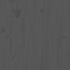vidaXL Salon de jardin 4 pcs gris bois massif de pin