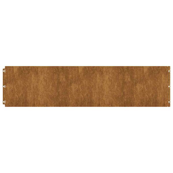 vidaXL Bordures de pelouse 20 pcs 25x103 cm acier patinable flexible