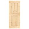 vidaXL Porte NARVIK Naturel 85 x 210 cm Bois de pin massif