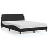 vidaXL Cadre de lit Dover noir 120x200 cm similicuir