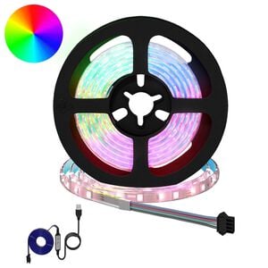 vidaXL Bande LED 2 pc Noir et Transparent Cuivre et plastique