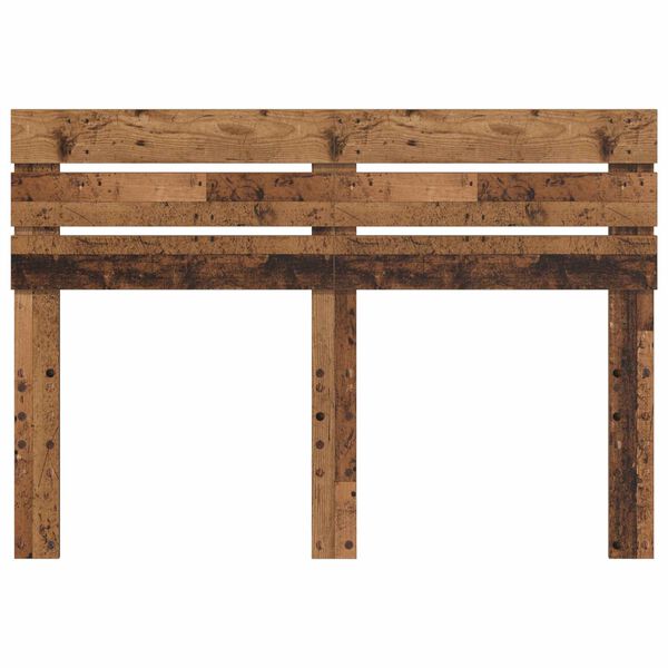 vidaXL T&ecirc;te de lit Bois Ancien 160 cm Bois d'ing&eacute;nierie
