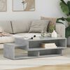 vidaXL Table basse Gris b&eacute;ton 105 x 50 x 32,5 cm Bois d'ing&eacute;nierie
