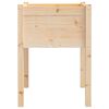vidaXL Jardinières d'extérieur 2 pcs 50x50x70 cm bois de pin massif