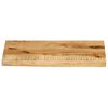 vidaXL Dessus de table 50x40x2,5 cm bord vif bois massif manguier brut
