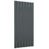 vidaXL Panneaux de toit 12 pcs Acier galvanisé Anthracite 80x36 cm