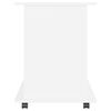 vidaXL Armoire à roulettes Blanc 60x45x60 cm Bois d’ingénierie