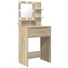 vidaXL Tables de maquillage pour chambre avec tiroir Ch&ecirc;ne Sonoma