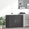 vidaXL Armoire de rangement Noir 90 x 40 x 70 cm Acier