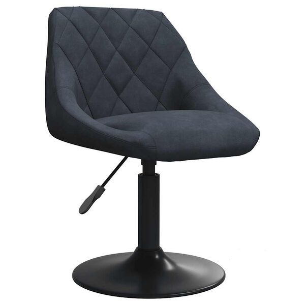 vidaXL Tabouret de bar Gris foncé Velours