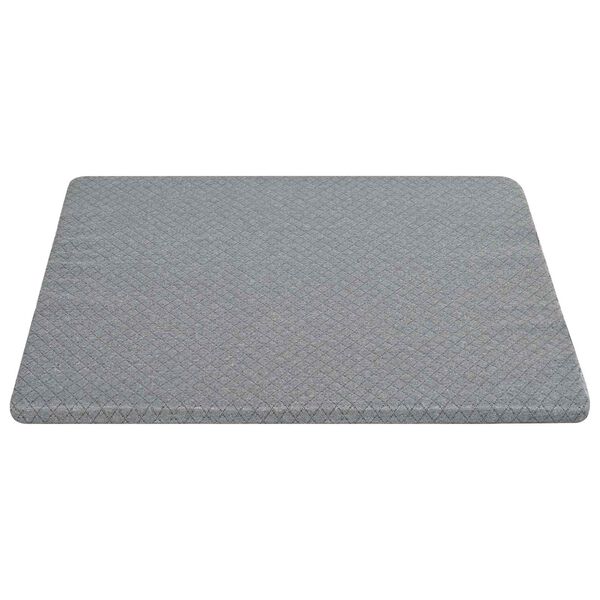 vidaXL Coussin en coin Uni Gris 69 x 64 x 19 cm