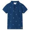Polo pour enfants bleu fonc&eacute; 104