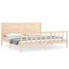 vidaXL Cadre de lit sans matelas 200x200 cm bois massif de pin