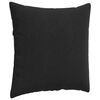 vidaXL Coussins de canap&eacute; 2 pcs Noir 60 x 60 cm