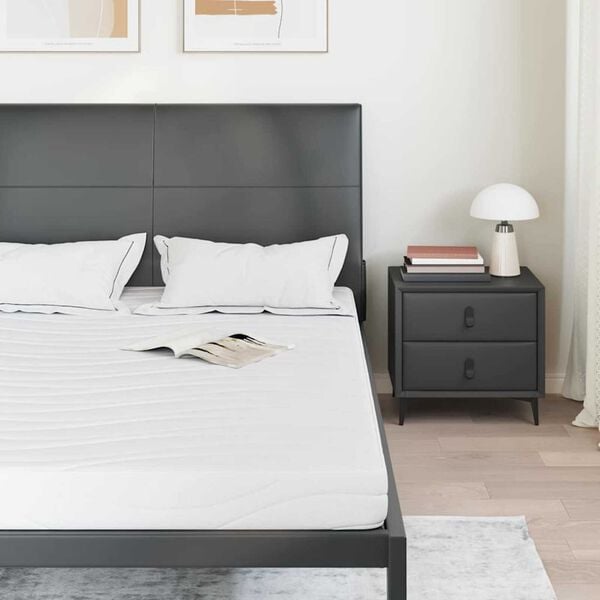 vidaXL Matelas Blanc 160 x 200 cm Mousse Infusée de Gel