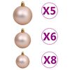 vidaXL Sapin de No&euml;l artificiel 150 LED&boules&neige floqu&eacute;e 120 cm