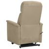 vidaXL Fauteuil de massage Gris clair Tissu microfibre