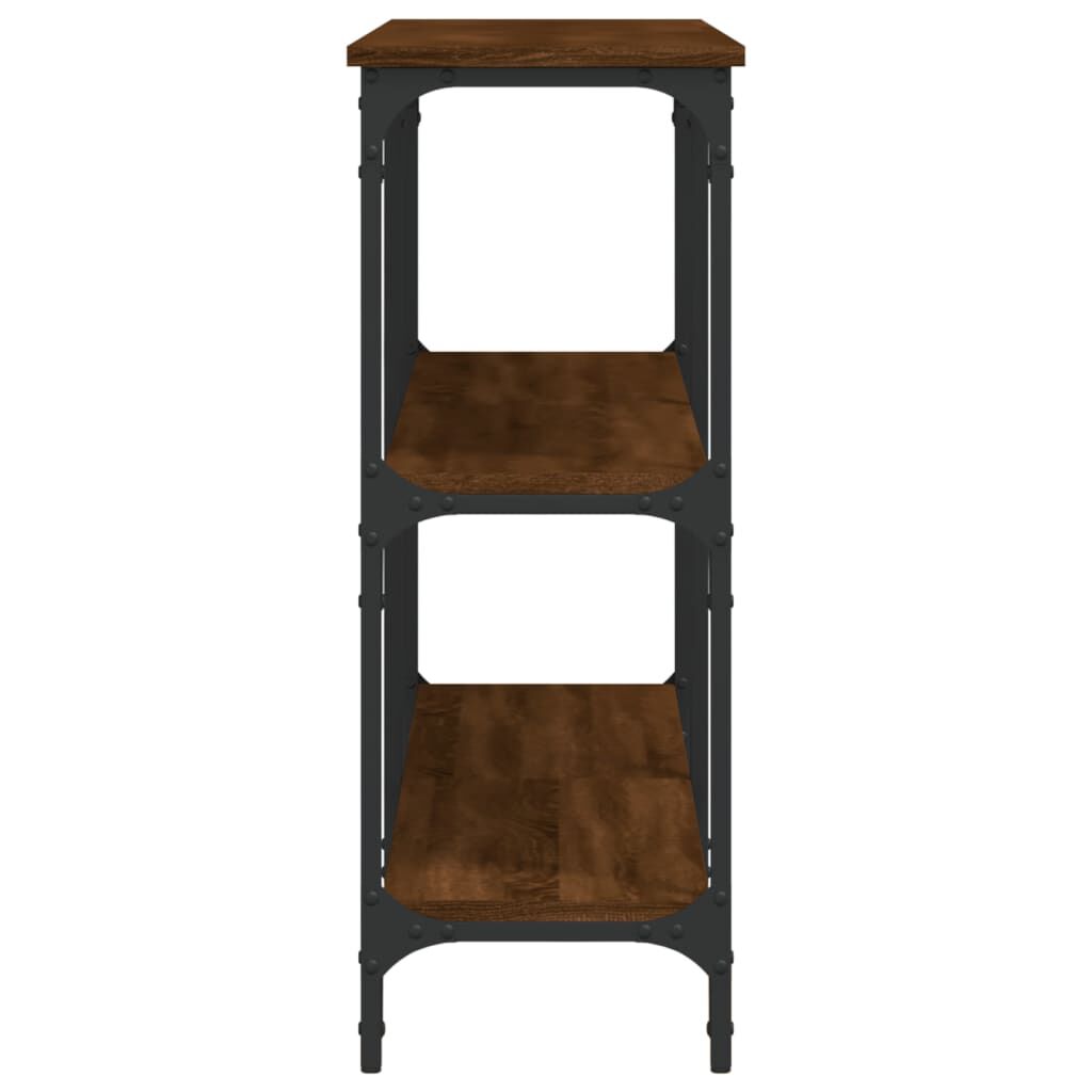 vidaXL Table console chêne marron 150x29x75 cm bois d'ingénierie
