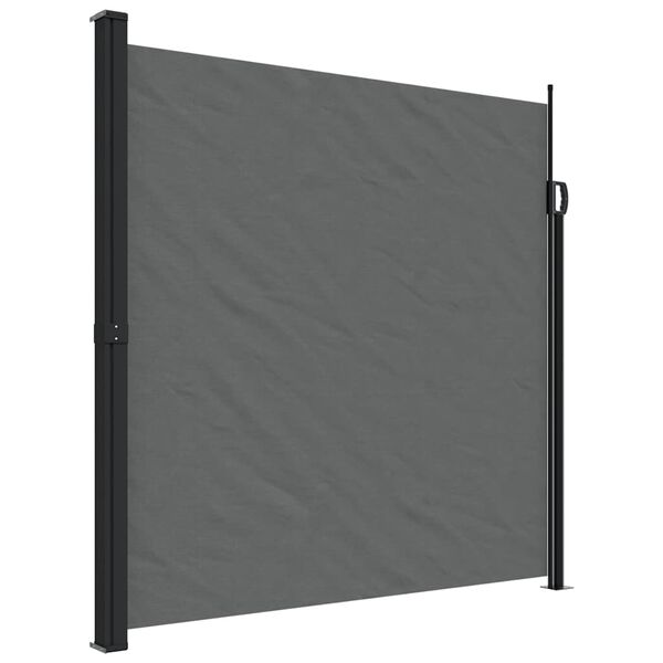 vidaXL Auvent latéral rétractable anthracite 200x500 cm