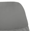 vidaXL Chaise de relaxation Gris Similicuir