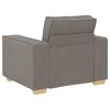 vidaXL Canap&eacute;-chaise Taupe 100x78x84 cm Tissu