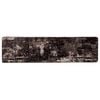 vidaXL Coureur de Tapis MARSA Noir 80 x 400 cm Polyester et PVC