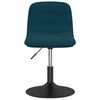 vidaXL Tabouret de bar Bleu Velours