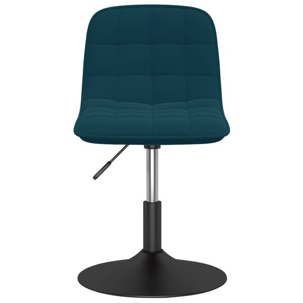 vidaXL Tabouret de bar Bleu Velours