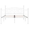 vidaXL Cadre de lit sans matelas avec sommier &agrave; lattes m&eacute;tal 120x200cm