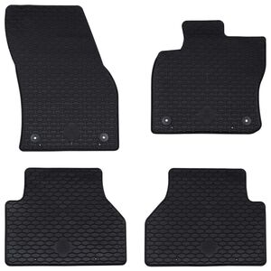 vidaXL Tapis de voiture 4 pcs Noir Adapt&eacute; pour VW CADDY 2020-