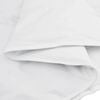 vidaXL Duvet d'été simple avec oreiller 2 pcs Blanc Plume de canard